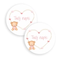 Personalizowane naklejki z misiem - SweetPrint.pl