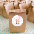 Personalizowane naklejki z misiem - SweetPrint.pl