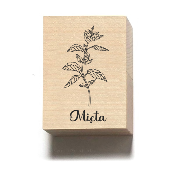 Stempel MIĘTA - SweetPrint.pl