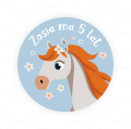 Personalizowane naklejki z motywem konia - SweetPrint.pl