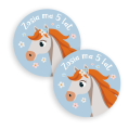 Personalizowane naklejki z motywem konia - SweetPrint.pl