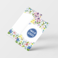 Personalizowane etykiety / wizytówki w kwiaty  - z Twoim logo