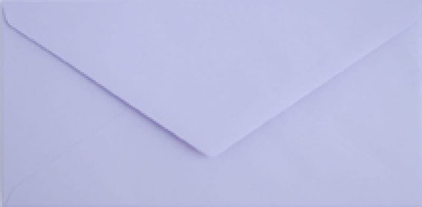lawendowa koperta DL 110x220 do zaproszeń  / kolor lawendowy