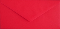 Koperta 8x16 cm czerwona