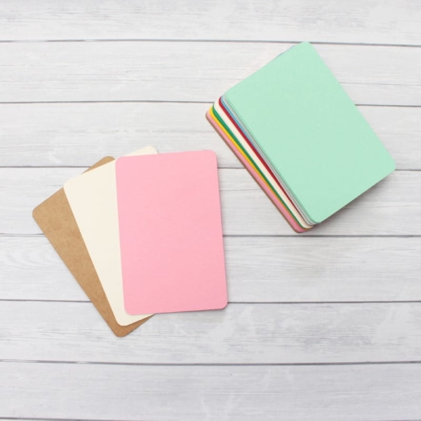 kolorowe wizytówki do stemplowania - SweetPrint.pl