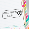 Personalizowany stempel z piłką - SweetPrint.pl