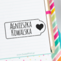 personalizowana pieczątka z imieniem i nazwiskiem