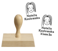 Pieczątka dla dziecka - Stempel imienny dla dziewczynki