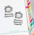 personalizowany stempel dla dziewczynki