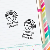 Stempel imienny dla dziewczynki