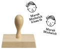 personalizowany stempel dla chłopca