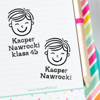 Stempel imienny dla chłopca