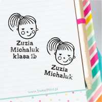 Stempel imienny dla dziewczynki