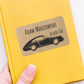 Naklejki szkolne kraft z samochodem retro - SweetPrint.pl