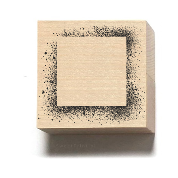 Stempel dekoracyjny z efektem kropek farby - SweetPrint.pl