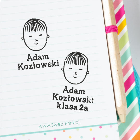 Personalizowana pieczątka dla dzieci - SweetPrint.pl