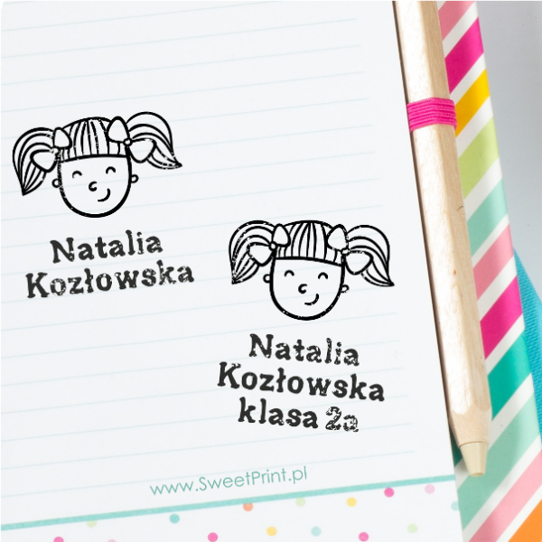 Personalizowana pieczątka dla dzieci - SweetPrint.pl