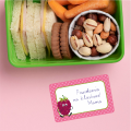 miłe karteczki do lunchboxu - wzór owoce PDF