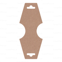 Zawieszki tekturowe na biżuterię 12x5 cm