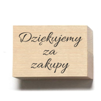 Stempel DZIĘKUJEMY ZA ZAKUPY