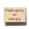 Stempel DZIĘKUJEMY ZA ZAKUPY - SweetPrint.pl