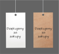 Stempel DZIĘKUJEMY ZA ZAKUPY - SweetPrint.pl