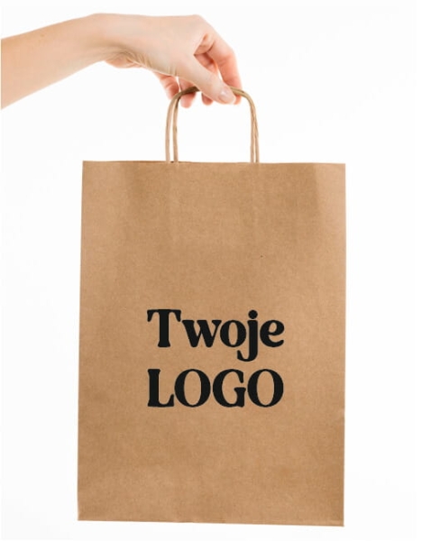 Duża pieczątka z logo - idealna do znakowania toreb papierowych i kartonów - SweetPrint.pl