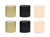 Krepa dekoracyjna KOLORY ELEGANCKIE 6 rolek