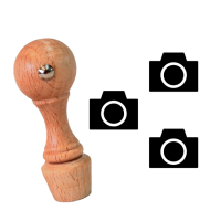 Mini stempel drewniany - FOTO