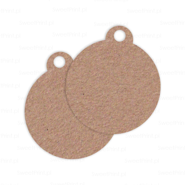 eko etykieta zawieszka koło / bombka - SweetPrint.pl