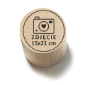 Stempel do oznaczania miejsc na zdjęcia w albumach scrapbookingowych - SweetPrint.pl