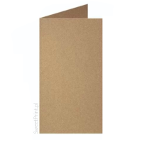 Baza do kartki DL + koperta PAPIER KRAFT