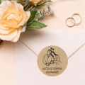 Personalizowane naklejki ślubne z papieru kraft - SweetPrint.pl