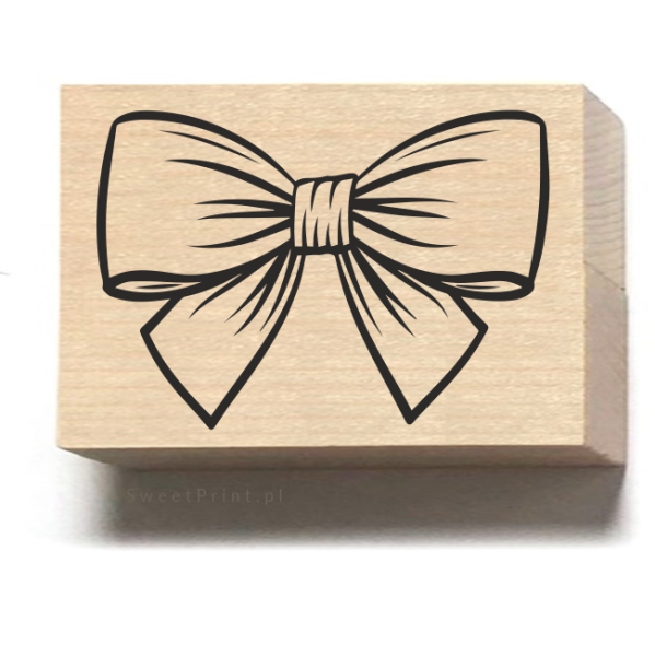 Drewniany stempel z motywem świątecznym - SweetPrint.pl