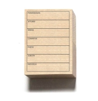Stempel do bullet journal PLANOWANIE TYGODNIA