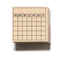 Stempel do bullet journal KALENDARZ 