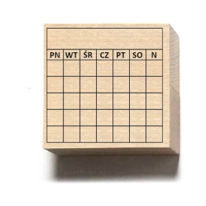 Stempel do bullet journal KALENDARZ 