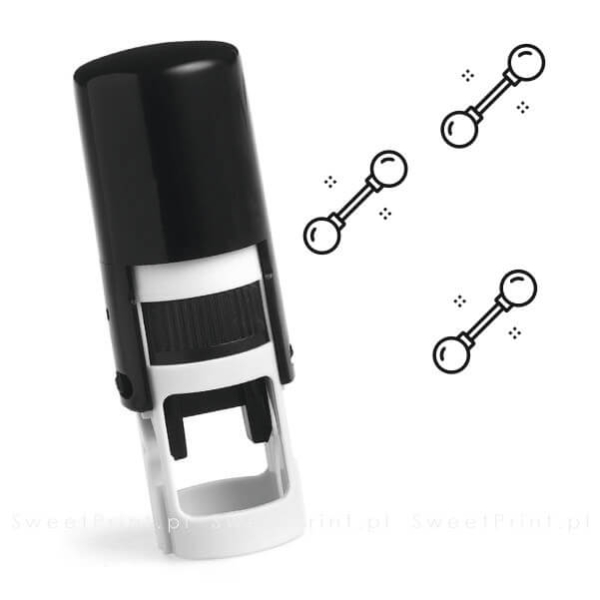 Mini pieczątka do kart lojalnościowych PIERCING - SweetPrint.pl