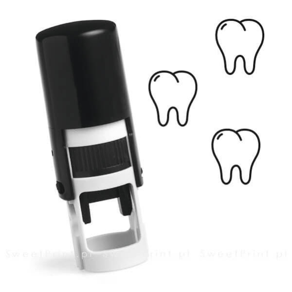 Mini pieczątka do kart lojalnościowych ZĄB - SweetPrint.pl