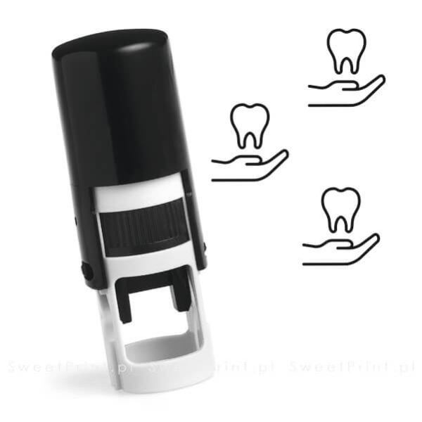 Mini pieczątka do kart lojalnościowych ZĄBEK - SweetPrint.pl
