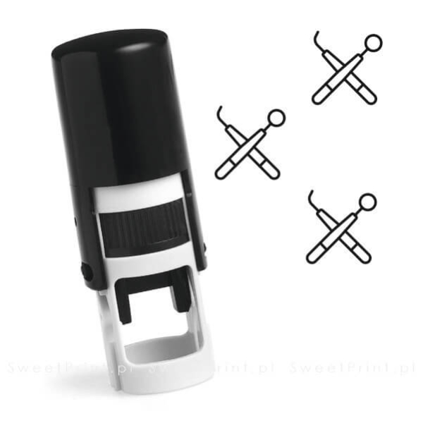 Mini pieczątka do kart lojalnościowych STOMATOLOG - SweetPrint.pl