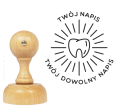 Personalizowany stempel dla stomatologa lub gabinetu dentystycznego - SweetPrint.pl