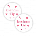 Naklejki z napisem KOCHAM CIĘ - SweetPrint.pl