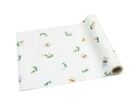 Bieżnik fizelinowy MOTYLE I KWIATKI