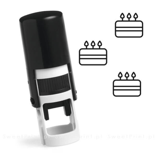 Mini pieczątka do kart lojalnościowych TORT - SweetPrint.pl