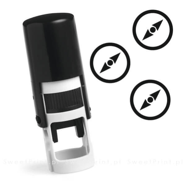 Mini pieczątka do kart lojalnościowych KOMPAS - SweetPrint.pl