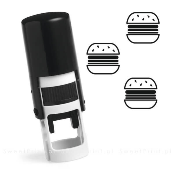 Mini pieczątka do kart lojalnościowych BURGER - SweetPrint.pl
