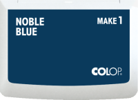 Tusz do pieczątek  GRANATOWY / 11x7 cm / poduszka do stempli