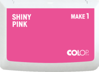 Tusz do pieczątek  RÓŻOWY / 11x7 cm / poduszka do stempli 