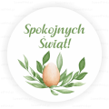 Naklejki wielkanocne w pastelowych kolorach - SweetPrint.pl